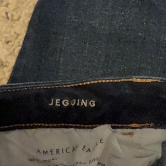 American Eagle Outfitters Blue Jeggings  Jeans Stretch Fit - Picture 5 of 5